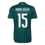 ARDA GÜLER #15 Player Version Real Madrid Away Soccer Jersey 2026/27 Green - thejerseys