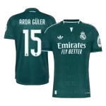 ARDA GÜLER #15 Player Version Real Madrid Away Soccer Jersey 2026/27 Green - thejerseys