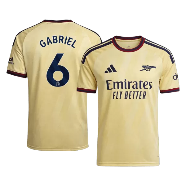GABRIEL #6 Arsenal Third Soccer Jersey 2026/27 Yellow - thejerseys