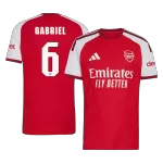 GABRIEL #6 Player Version Arsenal Home Soccer Jersey 2026/27 Red - UCL - thejerseys