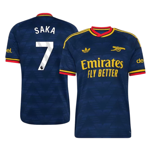 SAKA #7 Arsenal Away Soccer Jersey 2026/27 Royal Blue - thejerseys