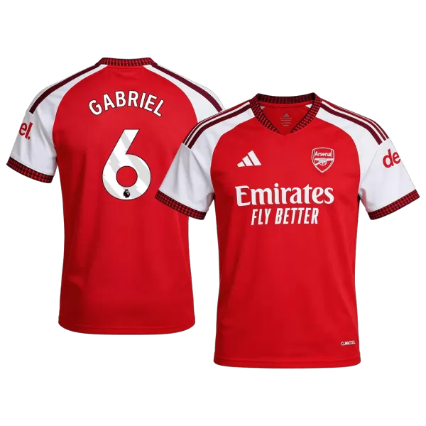 GABRIEL #6 Player Version Arsenal Home Soccer Jersey 2026/27 Red - thejerseys