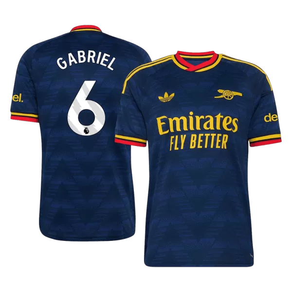 GABRIEL #6 Arsenal Away Soccer Jersey 2026/27 Royal Blue - thejerseys
