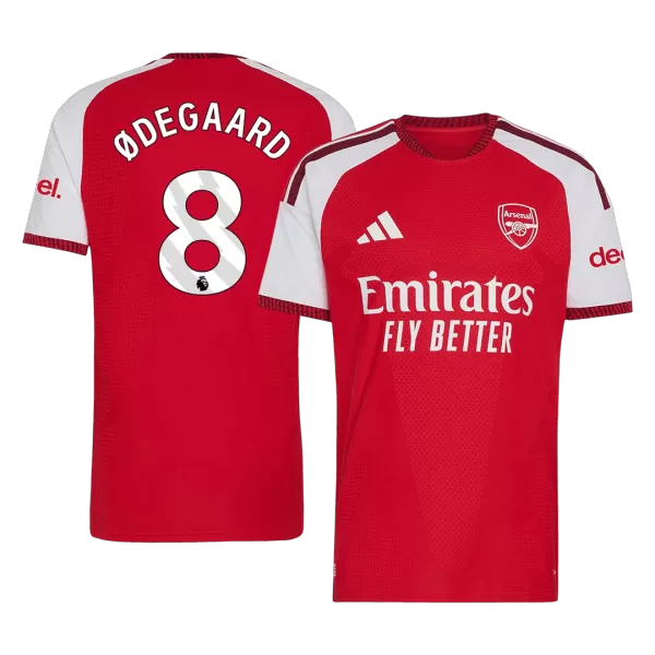 ØDEGAARD #8 Player Version Arsenal Home Soccer Jersey 2026/27 Red - thejerseys