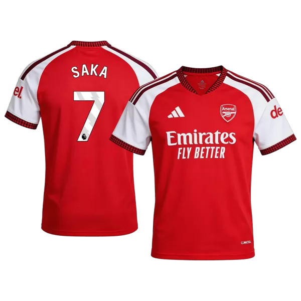 SAKA #7 Arsenal Home Soccer Jersey 26/27 Red - thejerseys