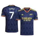 SAKA #7 Player Version Arsenal Away Soccer Jersey 2026/27 Navy - thejerseys