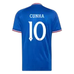 CUNHA #10 Manchester United Away Match Jersey 2026/27 - UCL Font - thejerseys