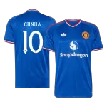 CUNHA #10 Manchester United Away Match Jersey 2026/27 - UCL Font - thejerseys