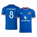 B. FERNANDES #8 Manchester United Away Jersey 2026/27 - UCL Font - thejerseys
