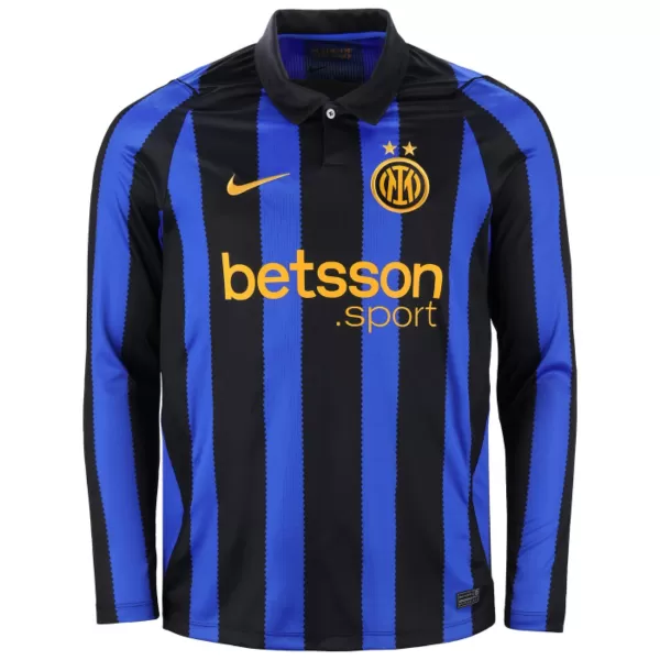 Inter Milan Home Long Sleeve Jersey 2025/26 - thejerseys