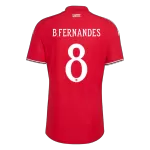 B. FERNANDES #8 Player Version 26/27 Manchester United Home Soccer Jersey Red - UCL - thejerseys