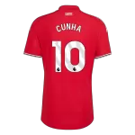 CUNHA #10 Player Version 26/27 Manchester United Home Soccer Jersey Red - thejerseys