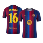 RODRIGO #16 Barcelona Home Match Jersey 2026/27 - UCL Font - thejerseys