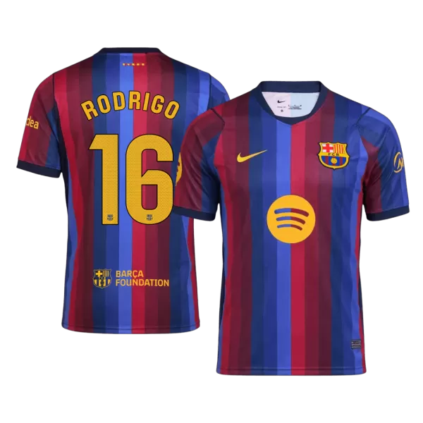 RODRIGO #16 Barcelona Home Jersey 2026/27 - [Super Quality] - thejerseys