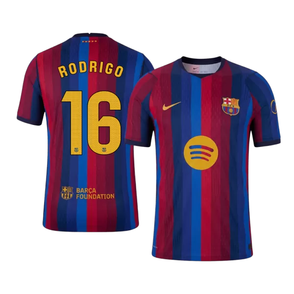RODRIGO #16 Barcelona Home Match Jersey 2026/27 - thejerseys