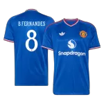 B. FERNANDES #8 Manchester United Away Match Jersey 2026/27 - UCL Font - thejerseys