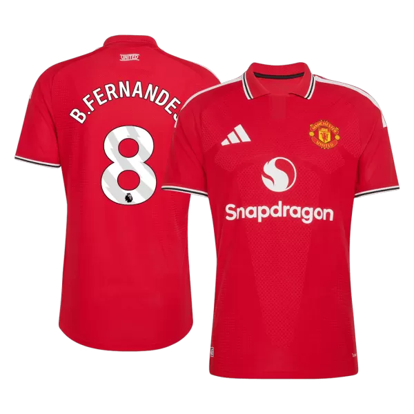 B. FERNANDES #8 Player Version 26/27 Manchester United Home Soccer Jersey Red - thejerseys