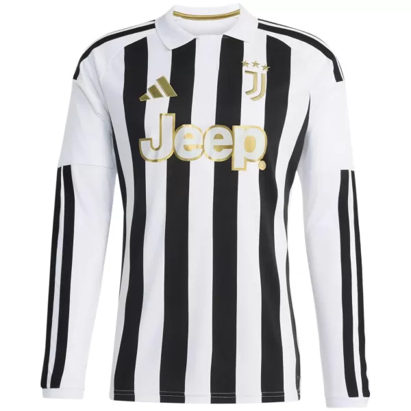 Juventus Home Long Sleeve Jersey 2025/26 - thejerseys