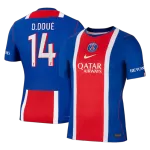 D. DOUÉ #14 Player Version 26/27 Paris Saint-Germain Home Soccer Jersey Dark Blue - thejerseys