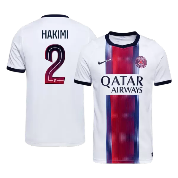 HAKIMI #2 PSG Away Soccer Jersey 2026/27 White - thejerseys