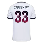 ZAÏRE-EMERY #33 PSG Away Soccer Jersey 2026/27 White - thejerseys