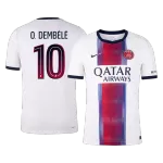 O. DEMBÉLÉ #10 Player Version PSG Away Soccer Jersey 2026/27 White - thejerseys