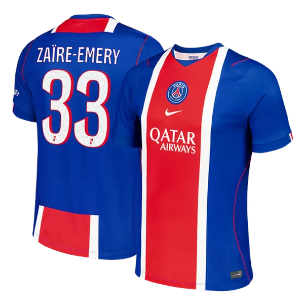 ZAÏRE-EMERY #33 Men Fan Version PSG Home Soccer Jersey 2026/27 Old Royal - thejerseys
