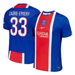 ZAÏRE-EMERY #33 Men Fan Version PSG Home Soccer Jersey 2026/27 Old Royal - thejerseys