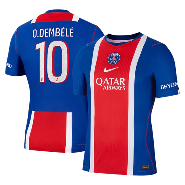 O. DEMBÉLÉ #10 Player Version 26/27 Paris Saint-Germain Home Soccer Jersey Dark Blue - thejerseys