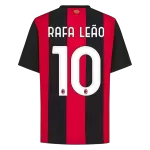 RAFA LEÃO #10 AC Milan Home Soccer Jersey 2026/27 Red&Black - thejerseys