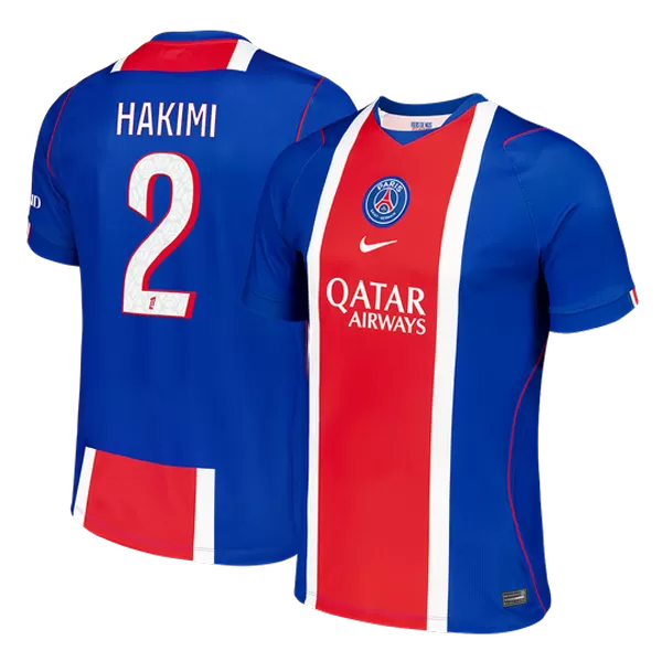 HAKIMI #2 Men Fan Version PSG Home Soccer Jersey 2026/27 Old Royal - thejerseys