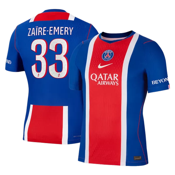 ZAÏRE-EMERY #33 Player Version 26/27 Paris Saint-Germain Home Soccer Jersey Dark Blue - thejerseys