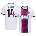 D. DOUÉ #14 PSG Away Soccer Jersey 2026/27 White - thejerseys