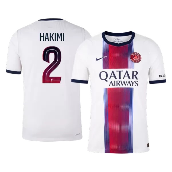 HAKIMI #2 Player Version PSG Away Soccer Jersey 2026/27 White - thejerseys