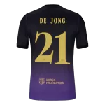 F. DE JONG #21 Barcelona x Kobe Bryant Away Soccer Jersey 2026/27 Black/Purple- UCL - thejerseys