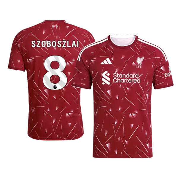 SZOBOSZLAI #8 Liverpool Home Soccer Jersey 26/27 Red - thejerseys