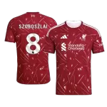 SZOBOSZLAI #8 Liverpool Home Soccer Jersey 26/27 Red - thejerseys