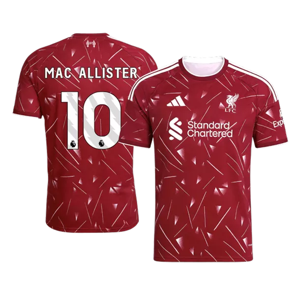 MAC ALLISTER #10 Liverpool Home Soccer Jersey 26/27 Red - thejerseys