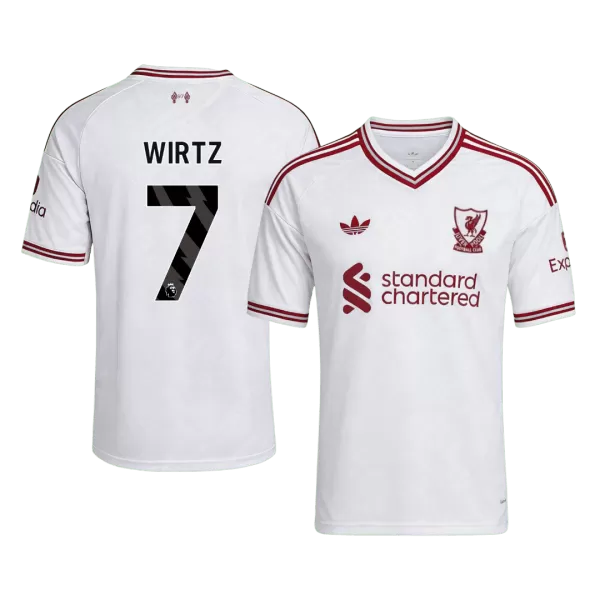 WIRTZ #7 Liverpool Away Soccer Jersey 2026/27 White - thejerseys