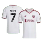 WIRTZ #7 Liverpool Away Soccer Jersey 2026/27 White - thejerseys