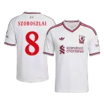 SZOBOSZLAI #8 Liverpool Away Soccer Jersey 2026/27 White - UCL - thejerseys