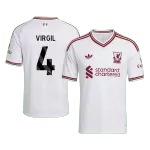 VIRGIL #4 Liverpool Away Soccer Jersey 2026/27 White - thejerseys
