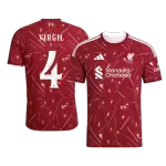 VIRGIL #4 Liverpool Home Soccer Jersey 26/27 Red - UCL - thejerseys