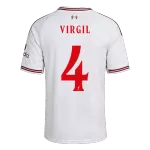 VIRGIL #4 Liverpool Away Soccer Jersey 2026/27 White - UCL - thejerseys