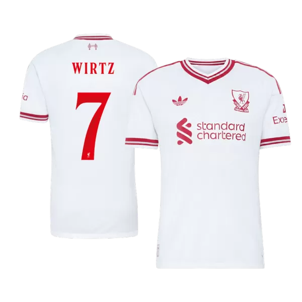 WIRTZ #7 Player Version Liverpool Away Soccer Jersey 2026/27 White - UCL - thejerseys