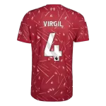 VIRGIL #4 Player Version Liverpool Home Soccer Jersey 2026/27 Red - thejerseys