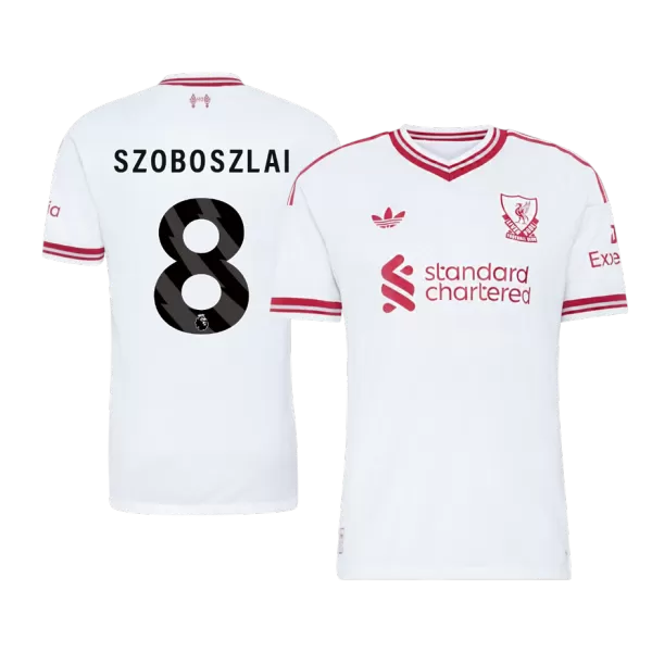SZOBOSZLAI #8 Player Version Liverpool Away Soccer Jersey 2026/27 White - thejerseys