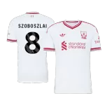 SZOBOSZLAI #8 Player Version Liverpool Away Soccer Jersey 2026/27 White - thejerseys