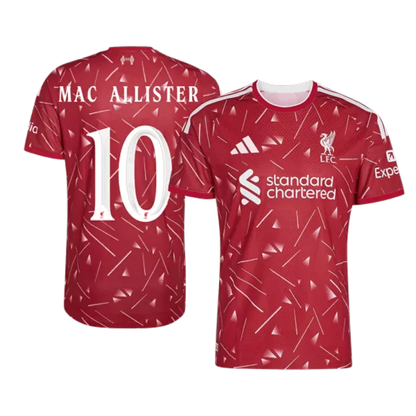 MAC ALLISTER #10 Player Version Liverpool Home Soccer Jersey 2026/27 Red - UCL - thejerseys