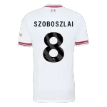 SZOBOSZLAI #8 Player Version Liverpool Away Soccer Jersey 2026/27 White - thejerseys